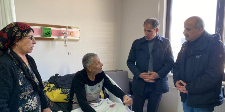 Cezası 6 ay ertelenen Gemicioğlu ziyaret edildi