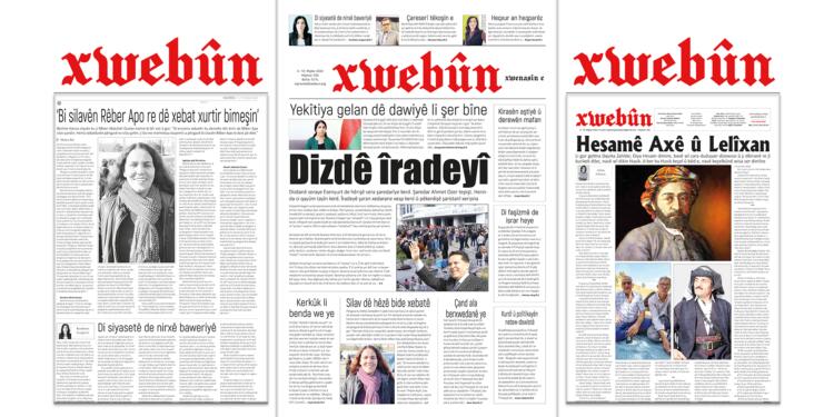Xwebûn ‘İrade hırsızları’ manşetiyle çıktı