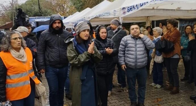 İzmir’de halk RES toplantısını engelledi