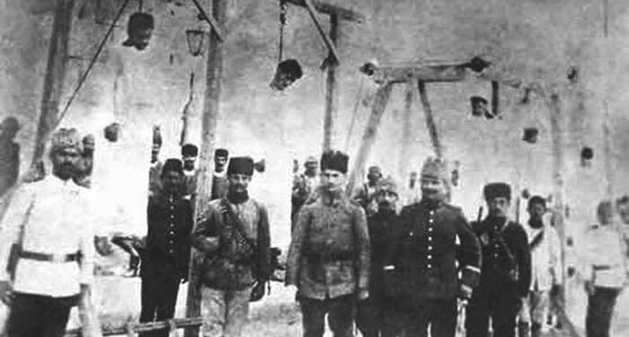 Osmanlı Suriyelileri idam etti