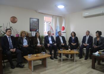 DEM Parti Eş Genel Başkanları’ndan KESK ziyareti