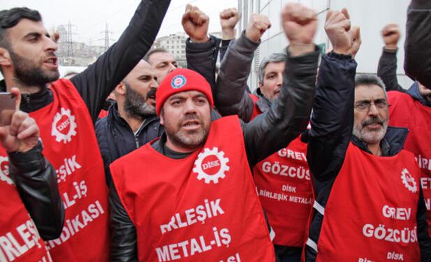 7 partiden metal işçilerine destek