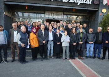 Aydın, gazeteci ve sanatçılar Êlih’te: Kayyıma karşı çıkalım