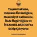 ‘İstanbul Barosu’nun yanındayız: Nazım ve Cihan gazetecidir’