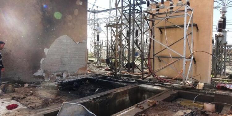 Türkiye’nin saldırılarından dolayı halk elektriksiz kaldı