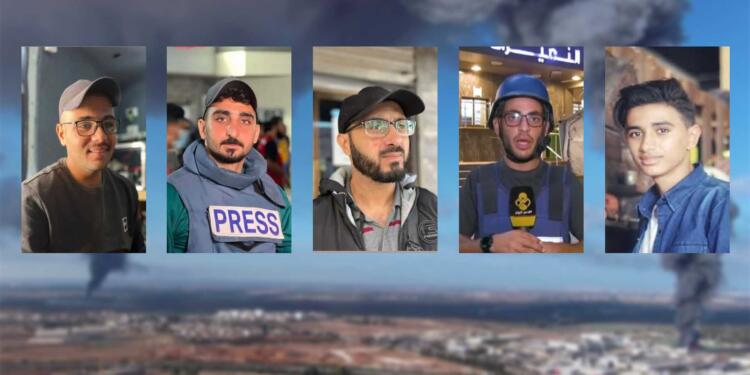İsrail saldırısında Gazze’de 5 gazeteci katledildi