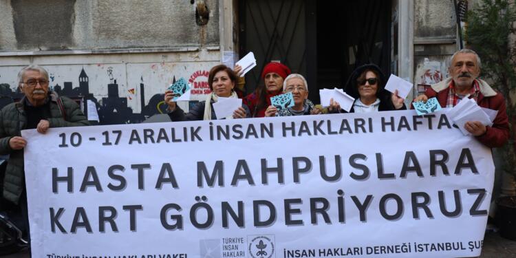 İHD ve TİHV tutsaklara dayanışma kartı gönderdi