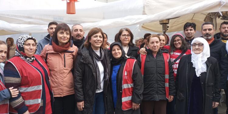 HDK’den direnişteki Polonez işçilerine ziyaret