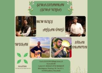 Mazêre Grubu, Masal Gecesi, 21 Aralık, Kadıköy, KAYY-DER, Mem Keleş, Alişan Önlü, Wusar, Kirmanckî, etkinlik