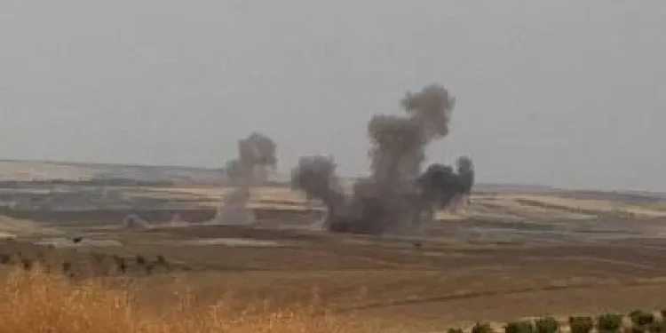 Minbic’in 6 köyü bombalandı