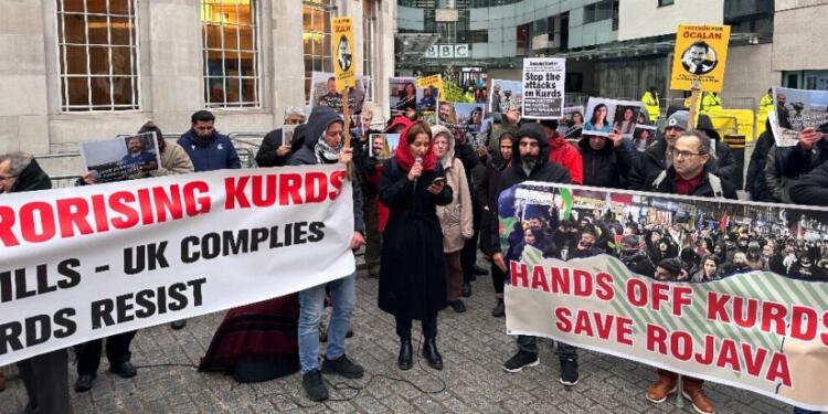 BBC önünde eylem: Gazetecilerin katledilmesi savaş suçudur