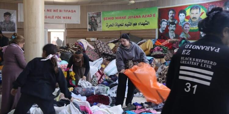 Êzidî aktivistler Rojava ile dayanışma kampanyasına katıldı