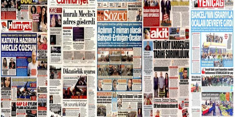 Gazeteler Abdullah Öcalan’ın mesajını nasıl gördü?