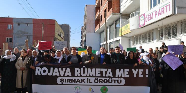 Saldırılar Silopiya’da protesto edildi