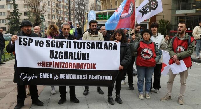 Tutuklamalar protesto edildi: Halkların mücadelesi susturulmak isteniyor