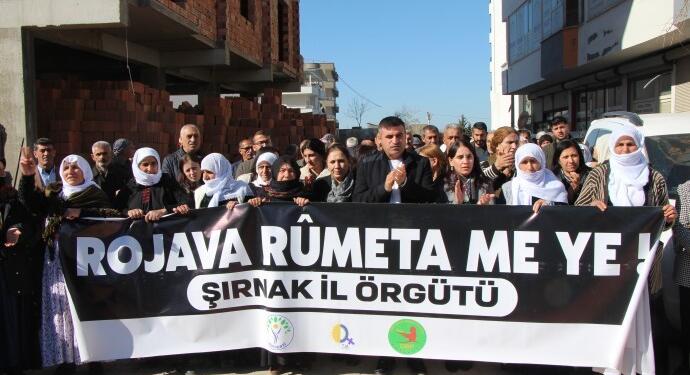 Hezex ve Pirsûs’ta saldırılara karşı yürüyüş