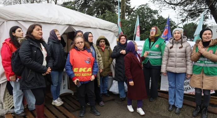 90 gündür direnişte: Kazanana kadar buradayız