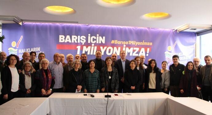 1 milyon imza kampanyası: Barış için elimizi taşın altına koymalıyız