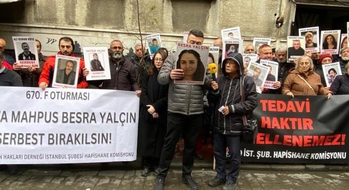 Hasta tutsaklar Yalçın, Aydemir ve Güler’in tahliyesi istendi