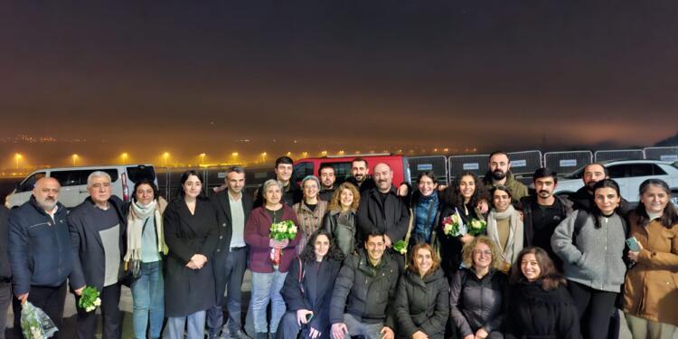 7 gazeteci tahliye edildi