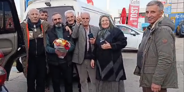 31 yıllık tutsak Şehmus Kalır tahliye oldu