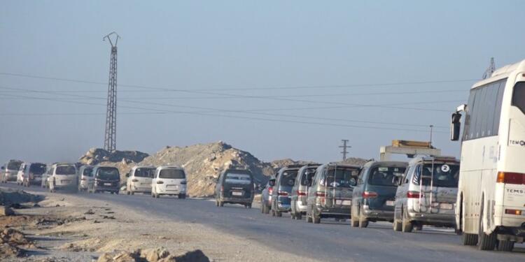 Binler Tişrîn Barajı’na doğru gidiyor