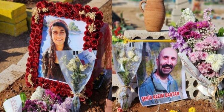 Gazeteci Nazım ve Cihan mezarları başında anıldı