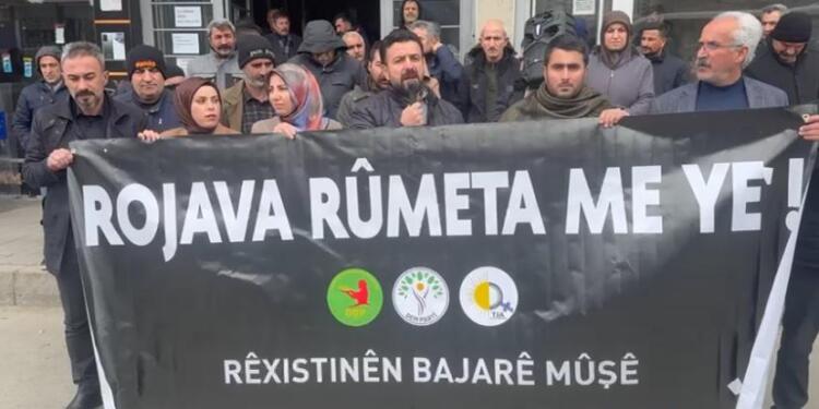 Saldırılar Mûş’ta protesto edildi