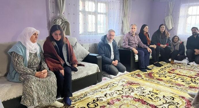 DEM Parti’den Daştan’ın ailesine ziyaret
