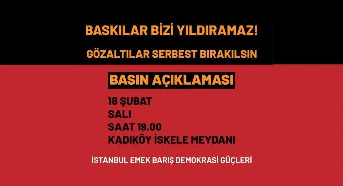 HDK’ye operasyon protesto edilecek