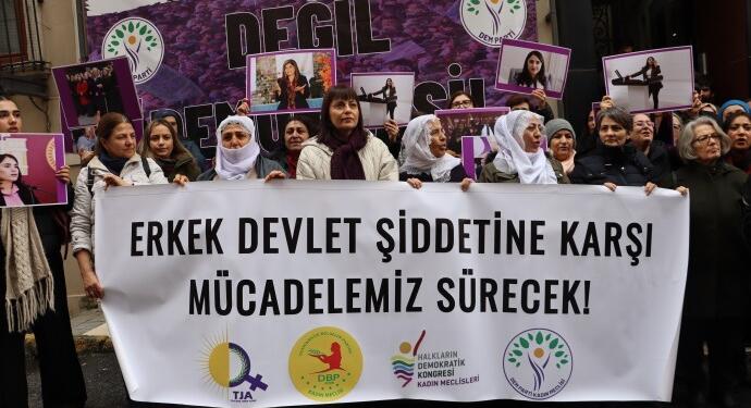 Newroz Uysal’a yönelik polis saldırısı protesto edildi