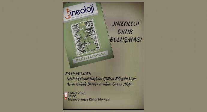 Jineolojî Dergisi’nden okur buluşması çağrısı