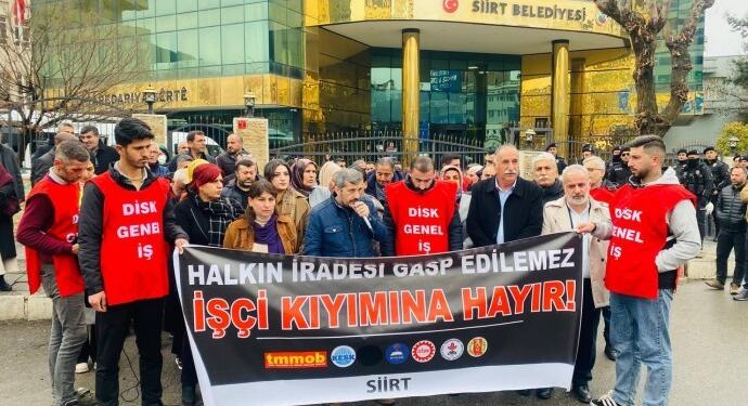 Sêrt kayyımının işçi kıyımına tepki