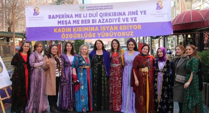 Amed’de 8 Mart etkinliklerinde Şêx Seîd Meydanı’na çağrı