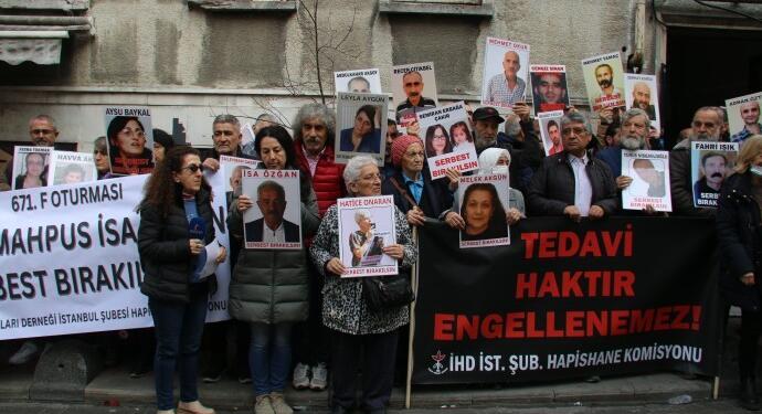 Hasta tutsaklar Özğan ve Yılmaz’ın durumuna dikkat çekildi