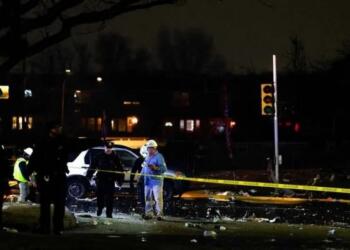 ABD’de özel jet yerleşim yerine düştü