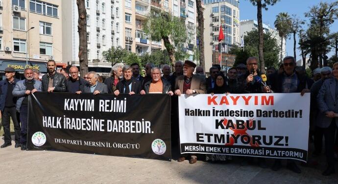 Mersin’de Emek ve Demokrasi Platformu’ndan kayyım açıklaması