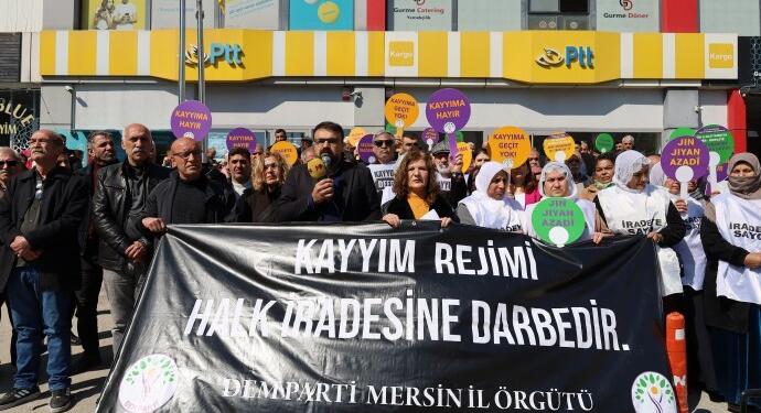 Akdeniz’de irade gaspına karşı nöbet: Barış kayyımla olmaz