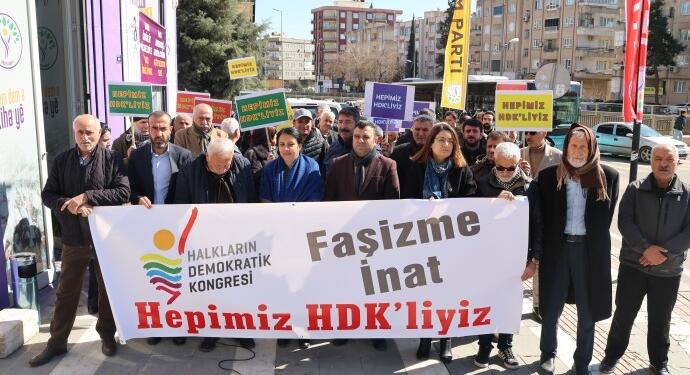 HDK tutuklamaları birçok kentte protesto edildi