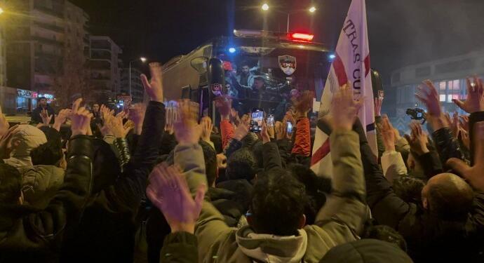 Vanspor’a coşkulu karşılama