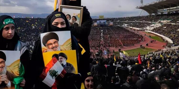 Nasrallah için Beyrut’ta tören