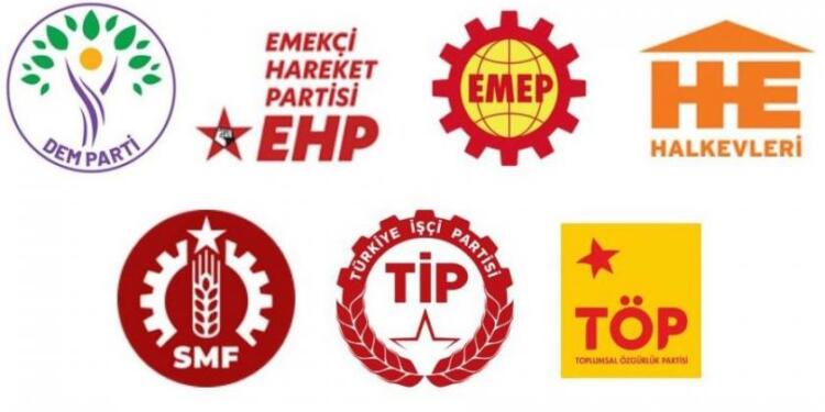Sosyalist parti ve oluşumlar ‘Demokratik Türkiye için mücadele’ çağrısı yaptı