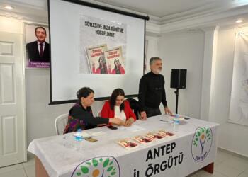 Yüksekdağ’ın ‘Sınırsız Savunmalar’ kitabı için imza günü ve söyleşi düzenlendi