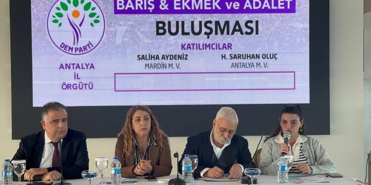 Saliha Aydeniz: Sayın Öcalan’ın özgür olup barış için etkin rol almalı