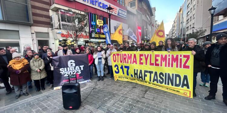 KHK eyleminin 317’nci haftasında deprem anması