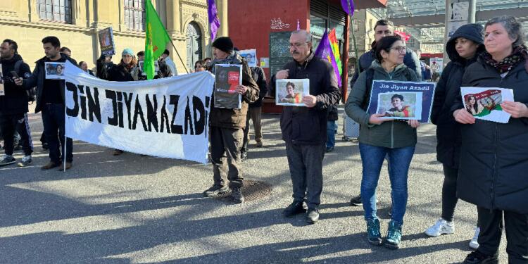 İsviçre’de Werîşe Mûradî ve Pexşan Ezîzî için eylem