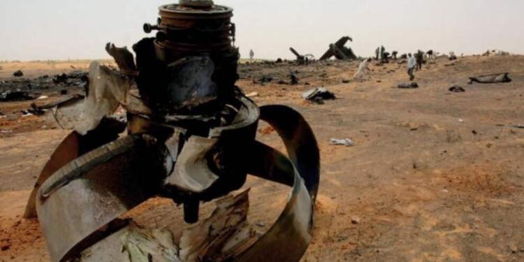 Sudan ordusuna ait uçak düştü