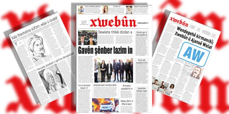 Xwebûn ‘Somut adımlar lazım’ manşetiyle çıktı