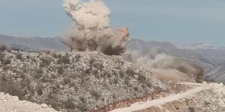 Gabar dinamitlerle yok ediliyor