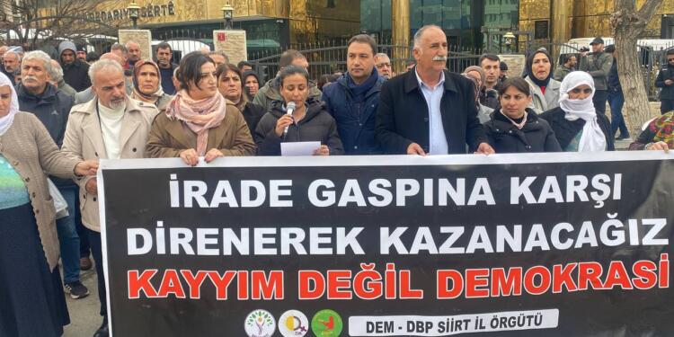 Sêrt kayyımına tepki: Senden ala terörist mi var?